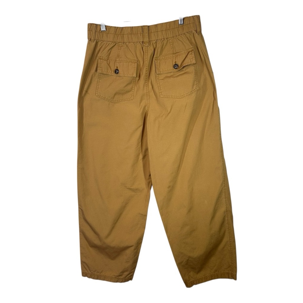 MADEWELL Ripstop Pull-on Ankle Wide Leg Pants Style #ND655 Tan